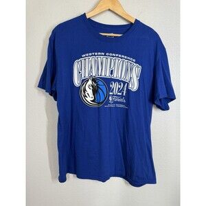 Dallas Mavericks Western Conference Champions 2024 T-Shirt Men’s XL NBA Finals